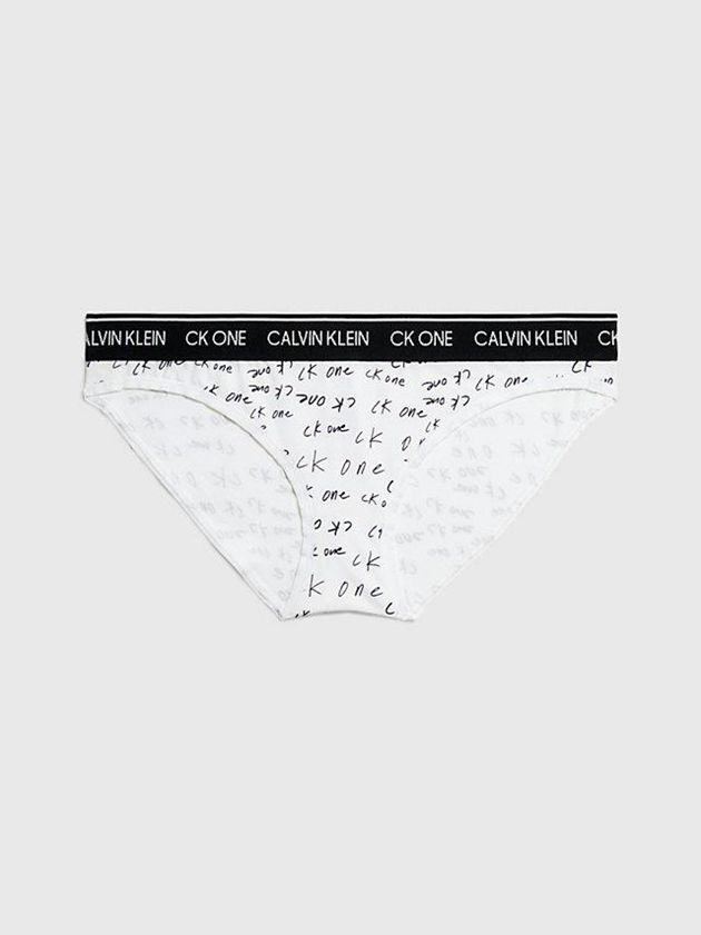 Calvin Klein USA Bikini - CK One Womens Briefs White 4839526-RF